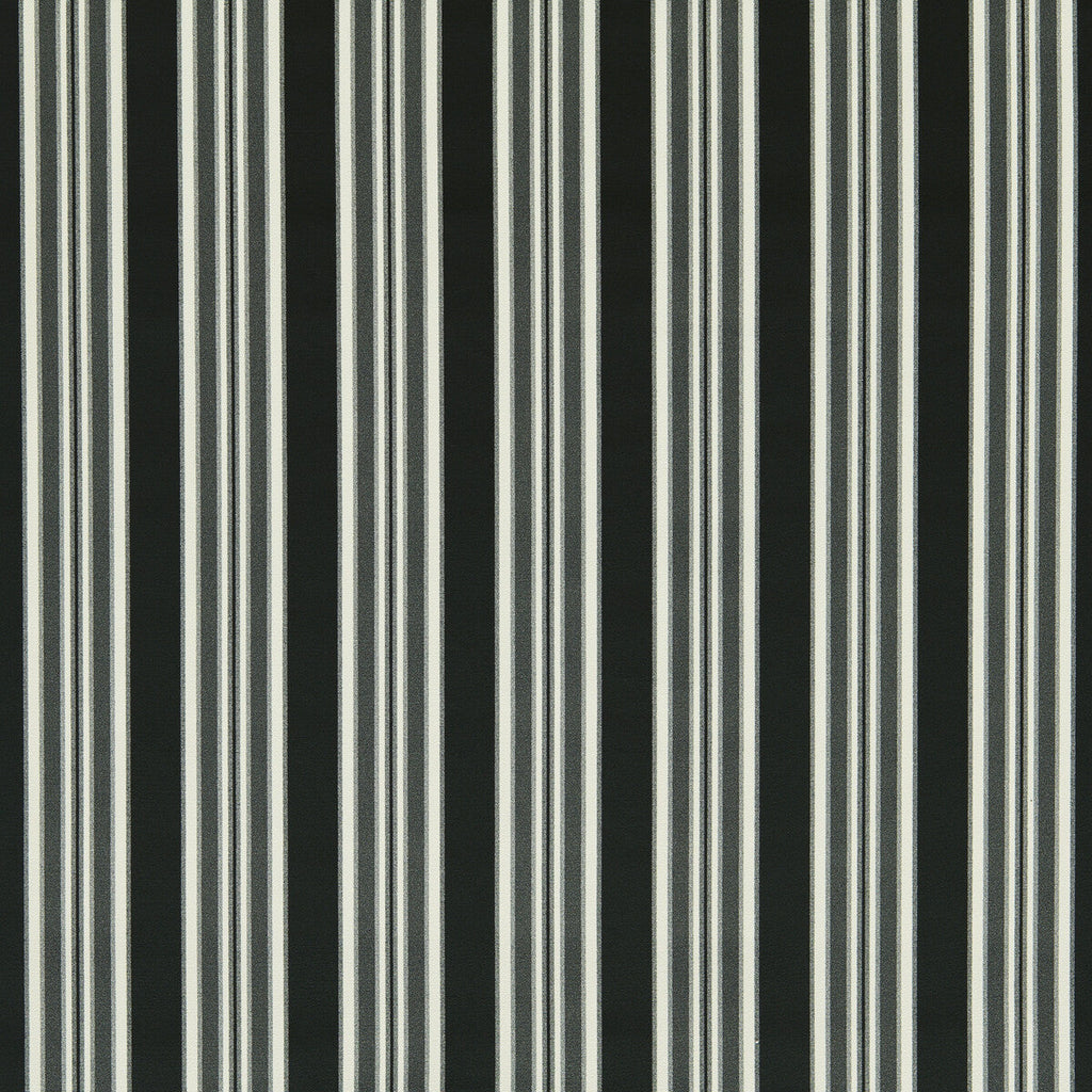 Samples and Purchasing available for Wilmott - Ebony Black By Clarke And Clarke | Clarke & Clarke Whitworth |Stripes Texture Upholstery Velvet at Designer Wallcoverings and Fabrics