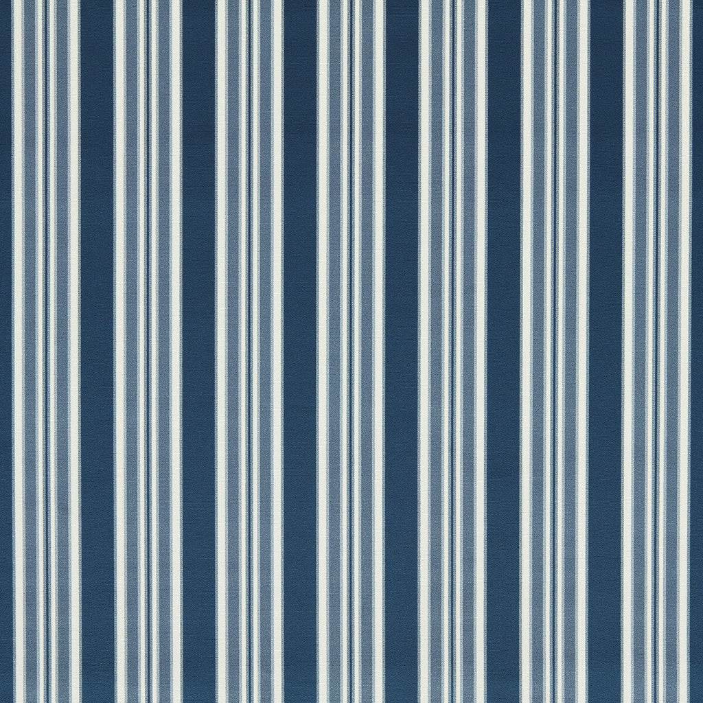 Samples and Purchasing available for Wilmott - Indigo Dark Blue By Clarke And Clarke | Clarke & Clarke Whitworth |Stripes Texture Upholstery Velvet at Designer Wallcoverings and Fabrics