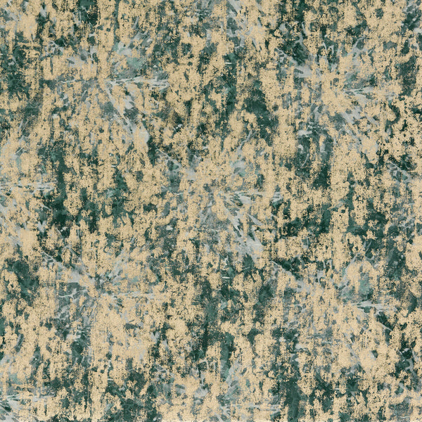 Dipinto - Teal Espresso By Clarke And Clarke | Clarke & Clarke Vivido |Abstract Metallic Multipurpose Print