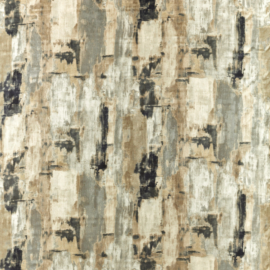 Samples and Purchasing available for Lagna - Linen/Charcoal Charcoal By Clarke And Clarke | Clarke & Clarke Vivido | Abstract Multipurpose Print at Designer Wallcoverings and Fabrics