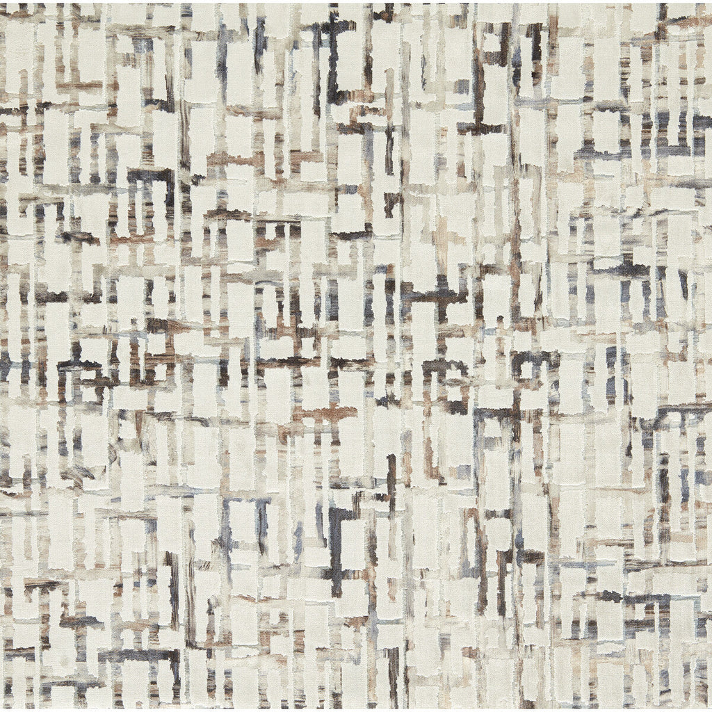 Samples and Purchasing available for Quadrata - Ivory Brown By Clarke And Clarke | Clarke & Clarke Vivido |Abstract  Upholstery Velvet at Designer Wallcoverings and Fabrics