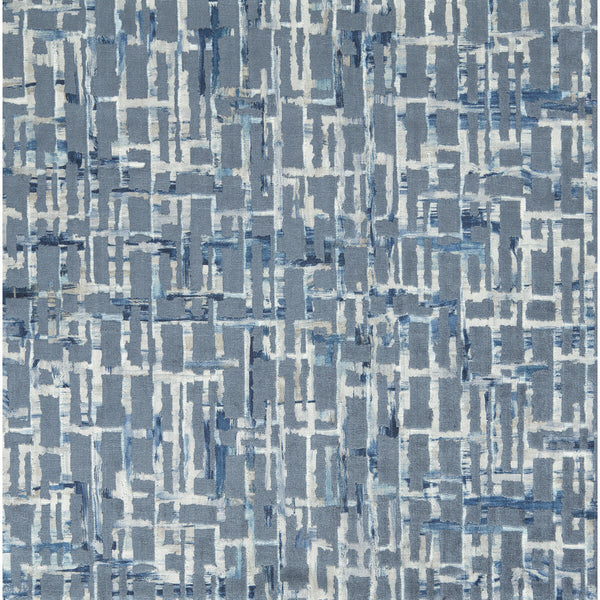 Quadrata - Midnight Slate By Clarke And Clarke | Clarke & Clarke Vivido |Abstract  Upholstery Velvet