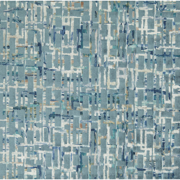 Quadrata - Teal/Mineral Teal By Clarke And Clarke | Clarke & Clarke Vivido |Abstract  Upholstery Velvet