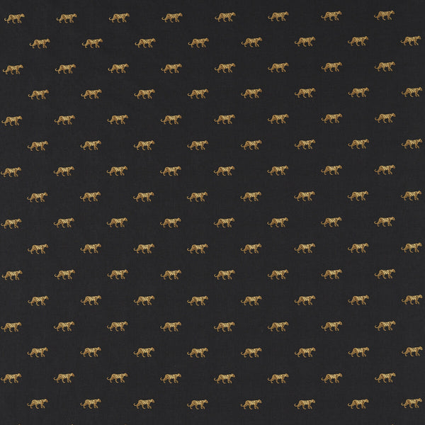 Duma - Noir Black By Clarke And Clarke | Clarke & Clarke Breegan Jane | Animal/Insects Drapery Embroidery