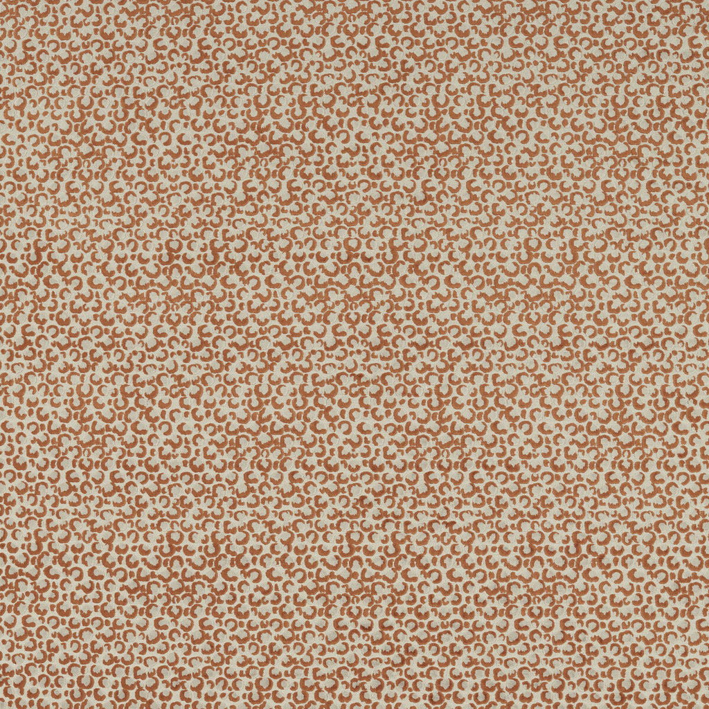 Samples and Purchasing available for Pokot - Spice Orange By Clarke And Clarke | Clarke & Clarke Breegan Jane | Animal Skins Upholstery Velvet at Designer Wallcoverings and Fabrics