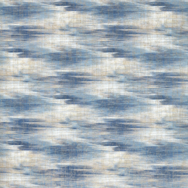 Serengeti - Midnight Blue By Clarke And Clarke | Clarke & Clarke Breegan Jane |Abstract Metallic Drapery