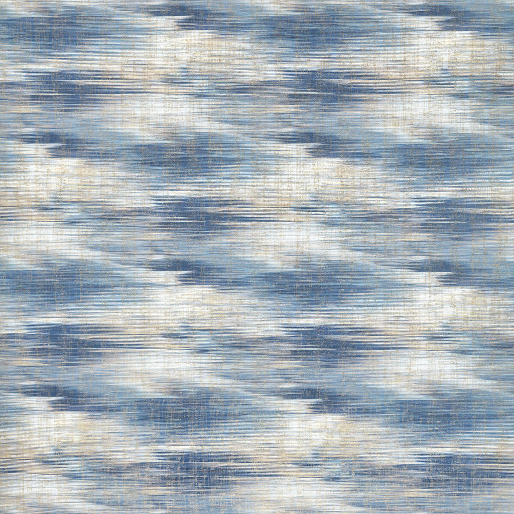 Samples and Purchasing available for Serengeti - Midnight Blue By Clarke And Clarke | Clarke & Clarke Breegan Jane |Abstract Metallic Drapery  at Designer Wallcoverings and Fabrics