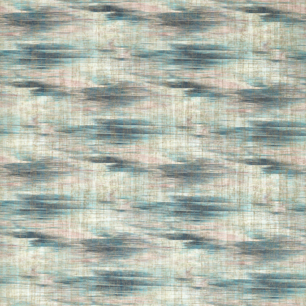 Serengeti - Mineral Turquoise By Clarke And Clarke | Clarke & Clarke Breegan Jane |Abstract Metallic Drapery