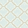 Malibu Racetrack Ogee Wallpaper - Kids/Nursery Ogee - Gray and Powder Blue | Malibu Wallpaper