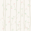 Malibu Tree Top Wallpaper - Kids/Nursery Botanical - Gray, Mint, and Bubblegum | Malibu Wallpaper