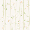 Malibu Tree Top Wallpaper - Kids/Nursery Botanical - Tan, Moss, and Pumpkin | Malibu Wallpaper