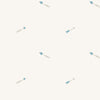 Malibu Hearts and Darts Wallpaper - Kids/Nursery Illustration - Cerulean and Gray | Malibu Wallpaper