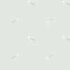 Malibu Hearts and Darts Wallpaper - Kids/Nursery Illustration - Gray and White | Malibu Wallpaper