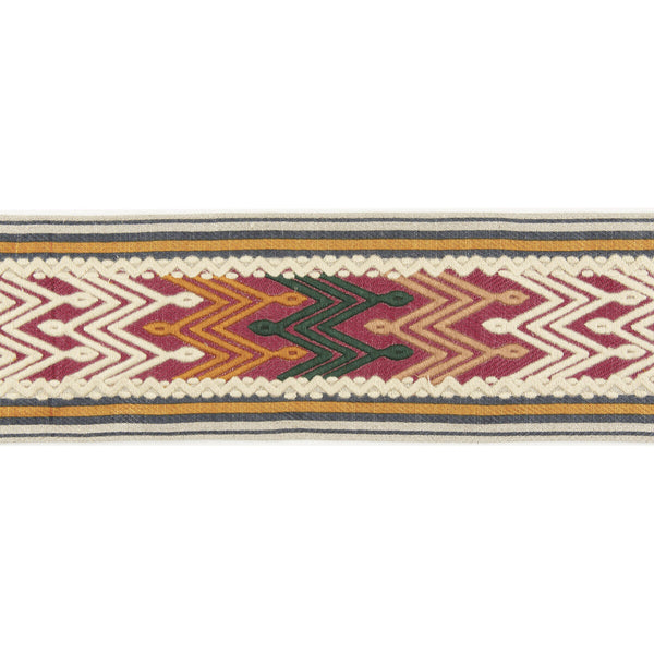Munro - Green Multi By Mulberry | Modern Country |  Trim Braid / Tape