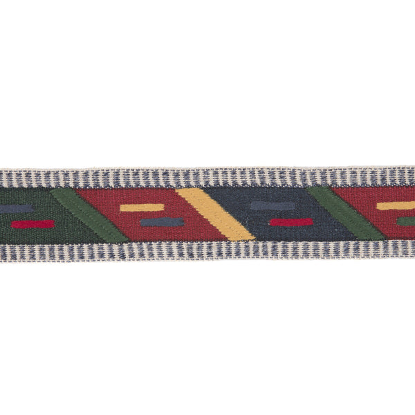 Portree - Green Multi By Mulberry | Modern Country |  Trim Braid / Tape