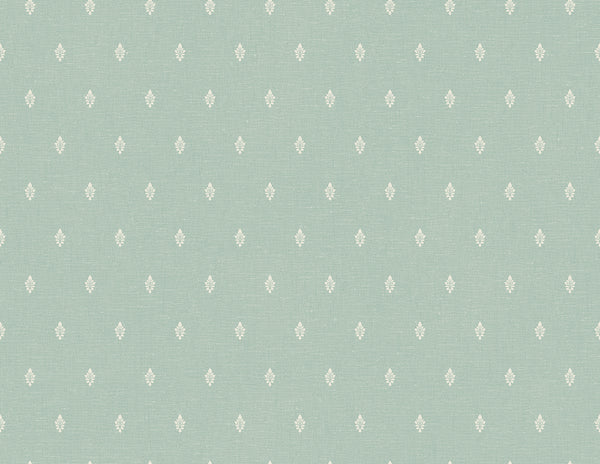 Petite Feuille Sprig Country Floral - Minty Meadow | Architectural Wallcoverings