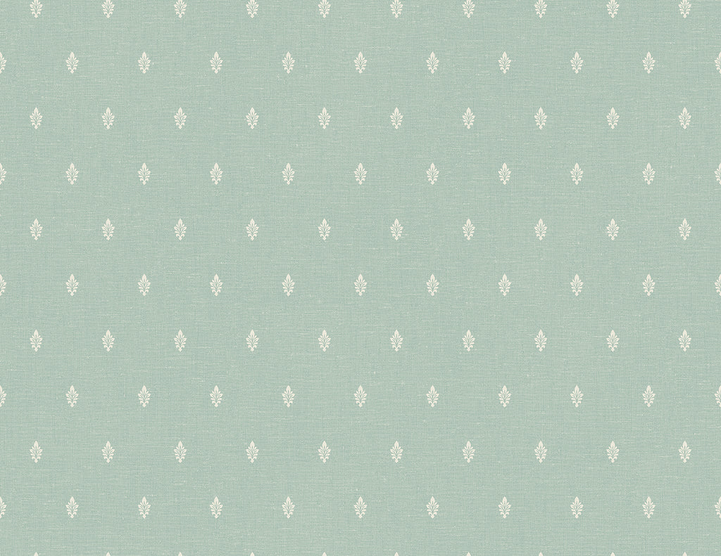 Malibu Petite Feuille Sprig Wallpaper - Country Floral - Minty Meadow