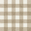 Malibu Bebe Gingham Wallpaper - Country Plaid - Driftwood