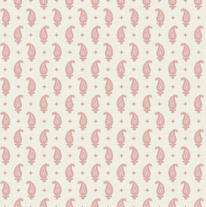 Maia Paisley Country Botanical - Rustic Rouge | Architectural Wallcoverings