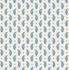 Malibu Maia Paisley Wallpaper - Country Botanical - French Blue