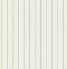 Malibu Andree Stripe Wallpaper - Country Stripe - French Blue & Pomme