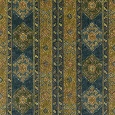 Nomad Velvet - Denim Blue By Mulberry | Mulberry Long Weekend |  Upholstery Velvet