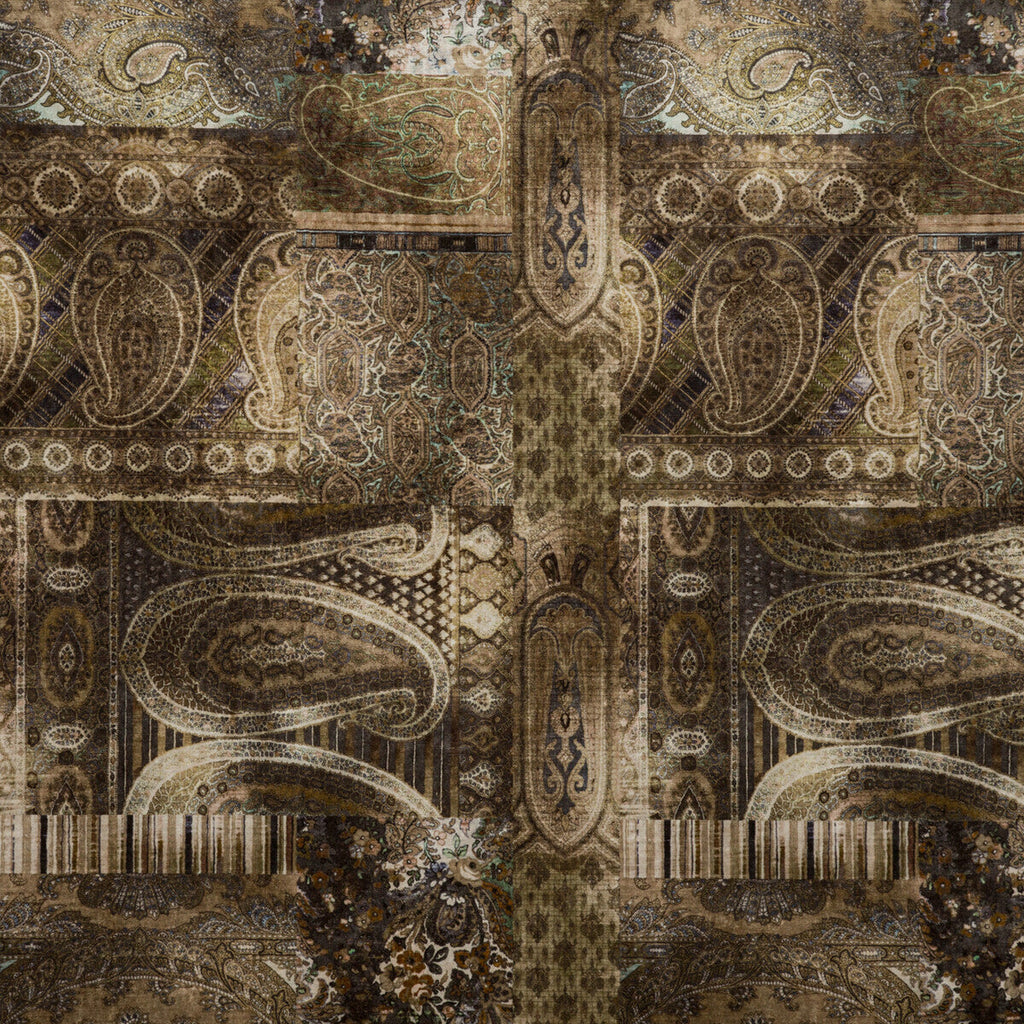 Samples and Purchasing available for Lomond Velvet - Sage Green By Mulberry | Bohemian Romance |  Multipurpose Print at Designer Wallcoverings and Fabrics