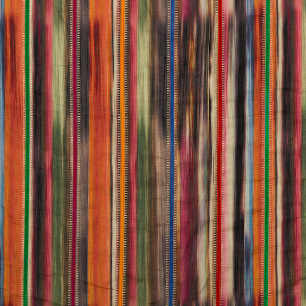 Bohemian Stripe - Multi Multi By Mulberry | Bohemian Romance |Modern Stripes Drapery Print