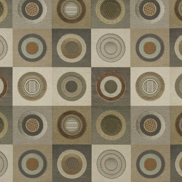 Dress Circle Linen - Warm Grey Grey By Mulberry | Festival |  Multipurpose Print