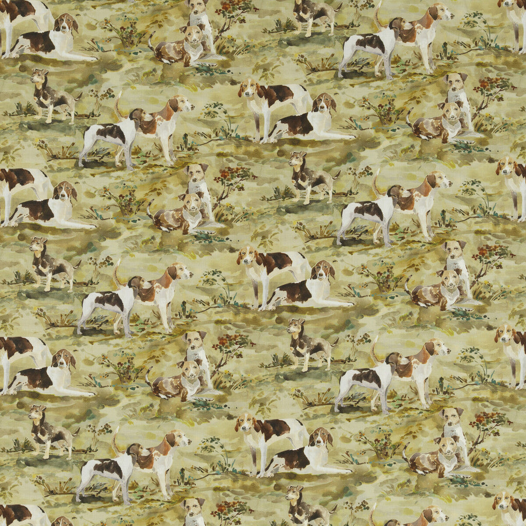 Samples and Purchasing available for Mulberry Hounds Linen - Multi Beige By Mulberry | Festival |  Multipurpose Print at Designer Wallcoverings and Fabrics