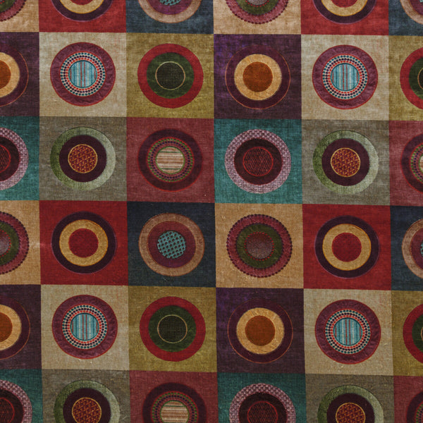 Dress Circle Velvet - Red/Plum Red By Mulberry | Festival |  Upholstery Velvet