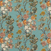 Samples and Purchasing available for Wild Side - Teal Teal By Mulberry | Modern Country Ii |Botanical & Floral  Multipurpose Print at Designer Wallcoverings and Fabrics