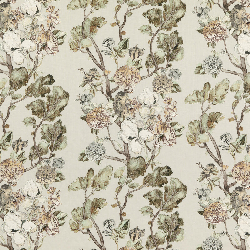 Samples and Purchasing available for Wild Side - Sage Green By Mulberry | Modern Country Ii |Botanical & Floral  Multipurpose Print at Designer Wallcoverings and Fabrics