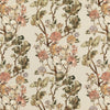 Samples and Purchasing available for Wild Side - Coral/Green Pink By Mulberry | Modern Country Ii |Botanical & Floral  Multipurpose Print at Designer Wallcoverings and Fabrics