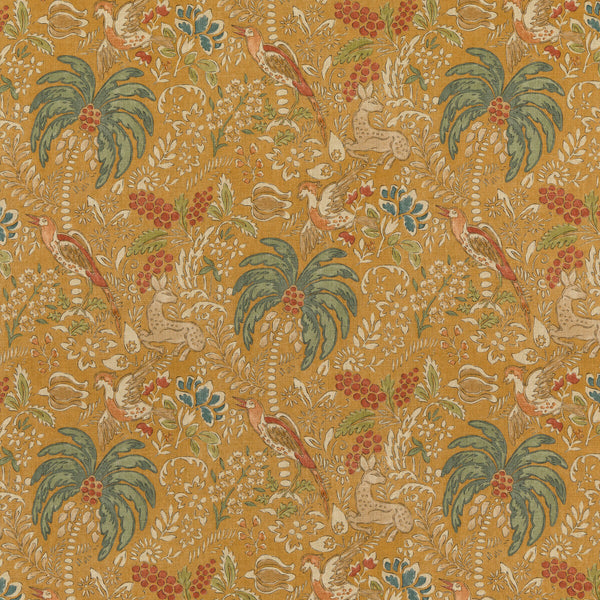 Fantasia - Spice Neutral By Mulberry | Modern Country I |Botanical & Floral Flora & Fauna Multipurpose Print