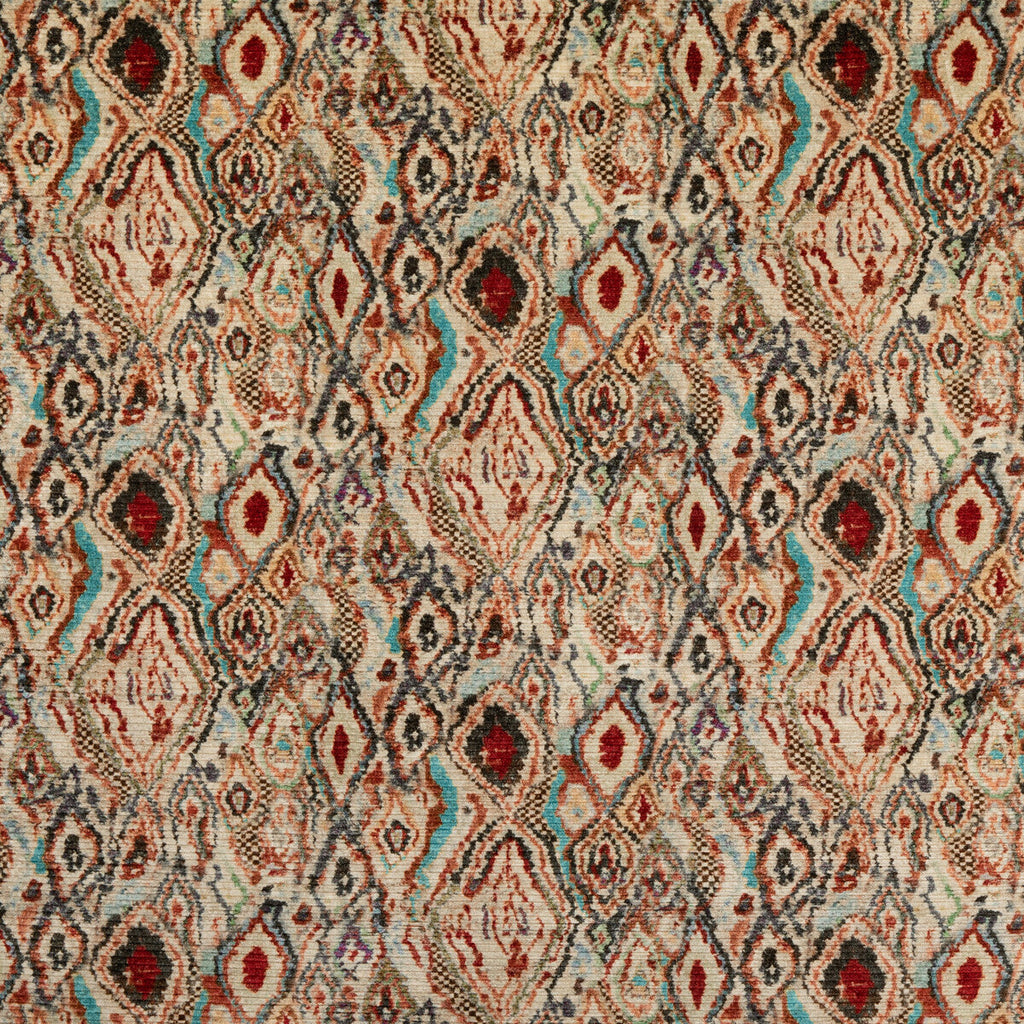 Samples and Purchasing available for Paint Box - Teal/Spice Red By Mulberry | Modern Country Velvets |Global  Multipurpose Velvet at Designer Wallcoverings and Fabrics