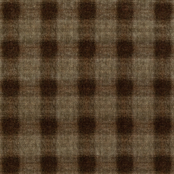 Highland Check - Woodsmoke Grey By Mulberry | Modern Country Velvets |Plaid / Check  Multipurpose Velvet