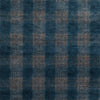 Samples and Purchasing available for Highland Check - Indigo Indigo By Mulberry | Modern Country Velvets |Plaid / Check  Multipurpose Velvet at Designer Wallcoverings and Fabrics