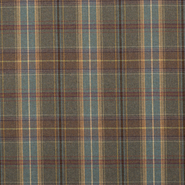Shetland Plaid - Heather Blue By Mulberry | Bohemian Romance | Plaid / Check Multipurpose Wool