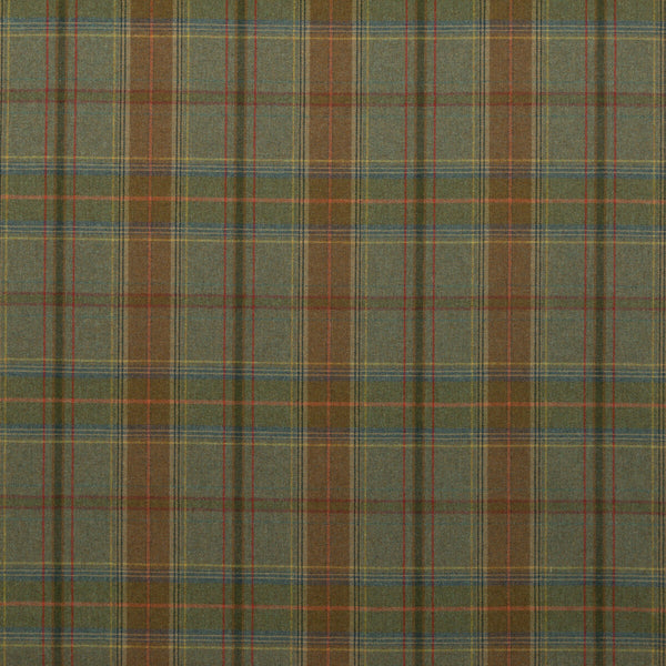 Shetland Plaid - Lovat Green By Mulberry | Mulberry Wools | Plaid / Check Multipurpose Wool