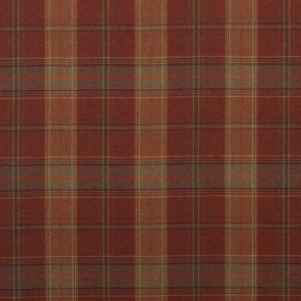 Shetland Plaid - Russet Red By Mulberry | Bohemian Romance | Plaid / Check Multipurpose Wool