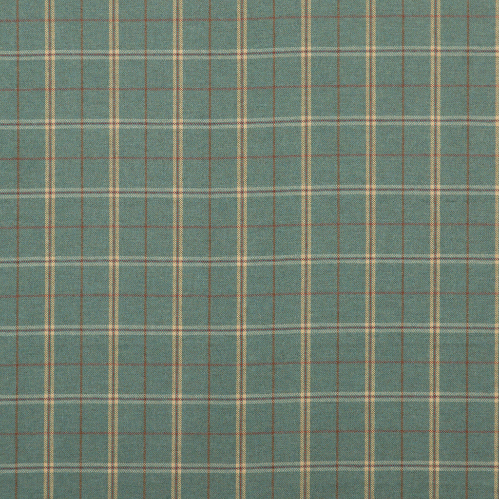 Samples and Purchasing available for Islay - Teal Teal By Mulberry | Bohemian Romance |Plaid / Check  Upholstery  at Designer Wallcoverings and Fabrics