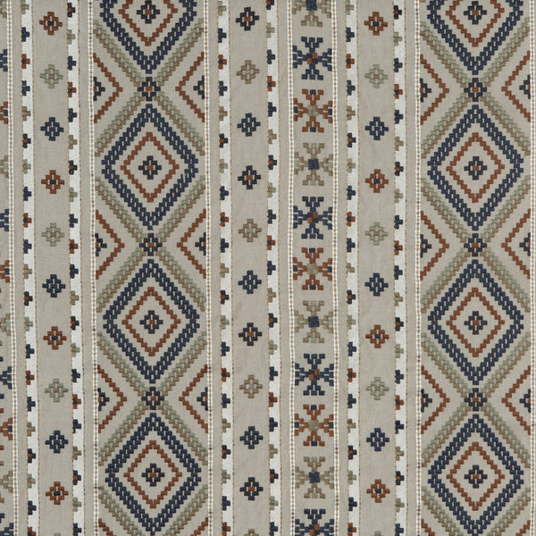 Shaftesbury - Blue/Lovat Blue By Mulberry | Bohemian Romance |  Multipurpose Embroidery