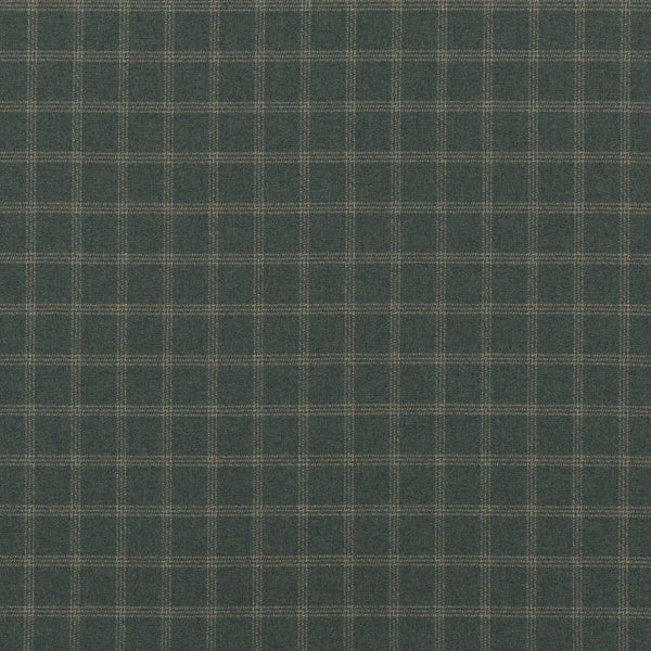 Bute - Blue/Green Green By Mulberry | Festival |Plaid / Check  Upholstery Weave