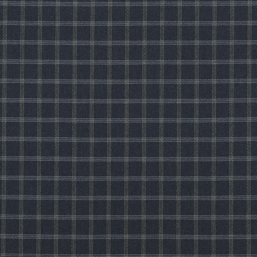 Samples and Purchasing available for Bute - Indigo Blue By Mulberry | Festival |Plaid / Check  Upholstery Weave at Designer Wallcoverings and Fabrics