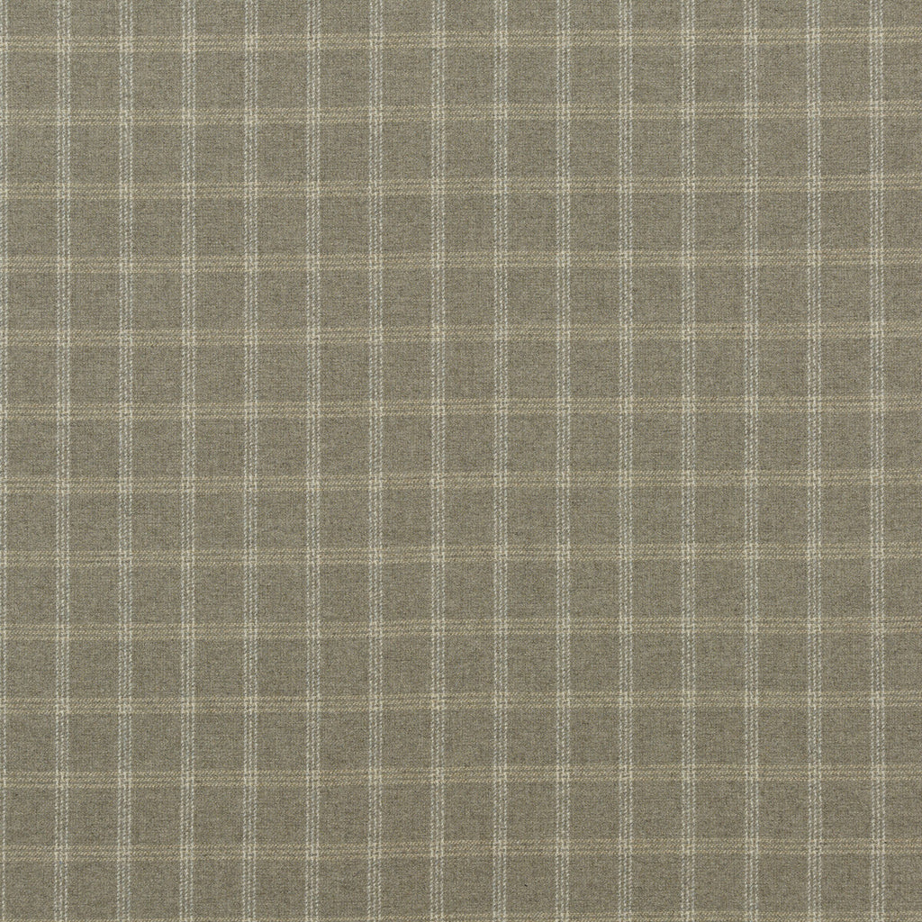 Samples and Purchasing available for Bute - Stone Grey By Mulberry | Festival |Plaid / Check  Upholstery Weave at Designer Wallcoverings and Fabrics