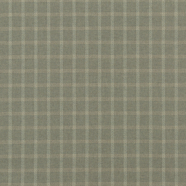 Bute - Soft Lovat Green By Mulberry | Festival |Plaid / Check  Upholstery Weave