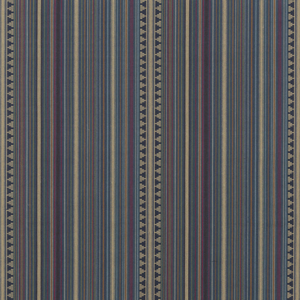 Pageant Stripe - Teal Teal By Mulberry | Festival |  Upholstery Weave