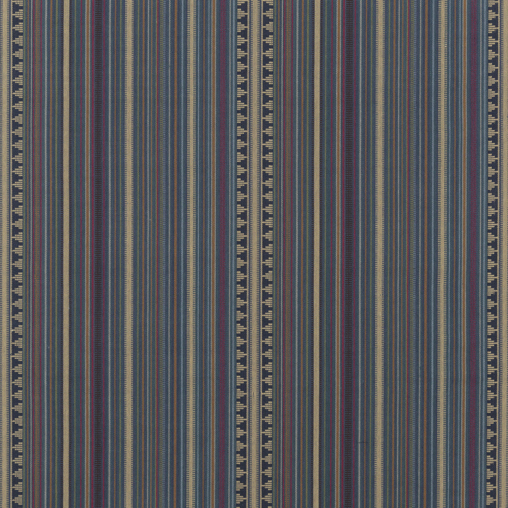 Samples and Purchasing available for Pageant Stripe - Teal Teal By Mulberry | Festival |  Upholstery Weave at Designer Wallcoverings and Fabrics
