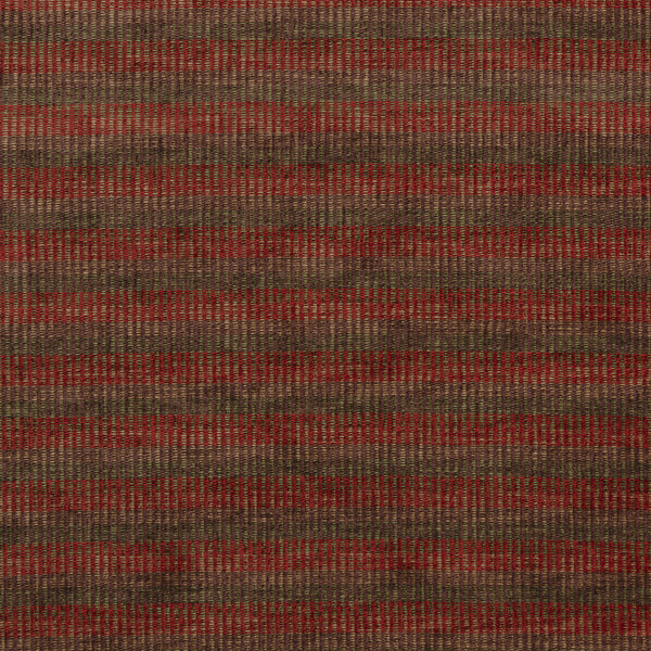 Rattan Chenille - Red/Green Red By Mulberry | Festival |  Upholstery Chenille